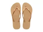 Slim Flatform Flip-flop Sandal (golden)