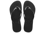Slim Crystal Sw II Flip Flop Sandal (black)
