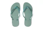 Slim Sparkle II Flip Flop Sandal (clay)