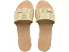 You Malta Metallic Flip Flop Sandal (golden)