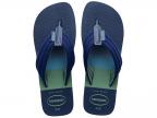 Urban Print Sandals (indigo Blue)