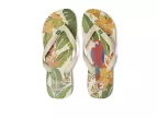 Farm Parrot Floral Flip-flops (beige)