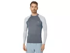 Premium Long Sleeve Rashguard (cadet Blue/graphite/cool Grey)