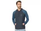 24-7 Traveller Long Sleeve Sun Hoodie (graphite/cadet Blue)