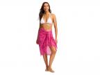 Cotton Gauze Sarong (beach Edit Hot Pink)
