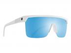 Flynn 5050 Shield Sunglasses (matte White/happy Boost Bronze Polar Ice Blue Spectra Mirror)