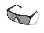 Flynn Shield Sunglasses (soft Matte Black/happy Boost Polar Black Mirror)