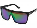 Flynn Shield Sunglasses (matte Black/happy Bronze W/ Green Spectra)