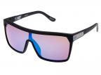 Flynn Shield Sunglasses (soft Matte Black/happy Bronze W/ Dark Blue Spectra)