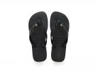 Brazil Flip Flop Sandal (black)