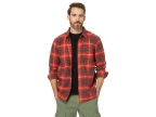 Caden Plaid Long Sleeve (bright Red)