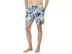 Lido Print 17 Trunks (navy)