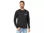 Lounge Long Sleeve Graphic Tee (washed Black)