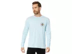 Rotor Diamond Long Sleeve Graphic Tee (coastal Blue)