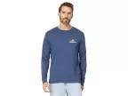 Range Long Sleeve Graphic Tee (slate Blue)