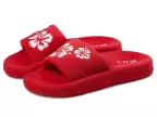Slippy Terry Cloth Sandals (red)