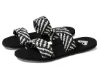 Porto Slide Sandals (black/white)