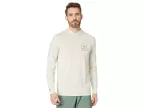 Long Sleeve Hooded Surf Tee (silver/bleach)