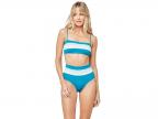 Color Block Rebel Stripe Top (mediterranean/cream/pool)