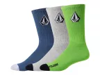 Volcom Full Stone Socks 3-pack (stone Blue)