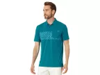 Sand Stripe Pocket Polo (aurora Blue)
