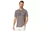 Sand Stripe Pocket Polo (storm Front)