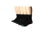 Globe Ingles Crew Sock (5-pack) (black/assorted)