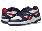 Reebok Bb4500 Low (little Kid/big Kid/adult) (blue/white/red)