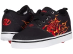 Pro 20 Prints Skate Shoe (little Kid/big Kid/adult) (black/red Flames)