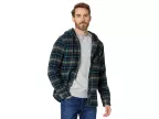 Clayton Hooded Flannel Shirt (graphite 1)