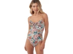 Tenley Floral Kailua One-piece (cement)