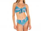 Bombay Stripe Knot Front Halter (arctic Stripe)