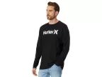 One Only Solid Long Sleeve Tee (black)
