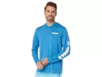 Trvlr Upf Hooded Long Sleeve Tee (mdt Blue)