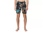 Hyperfreak Mysto Scallop 19 Boardshorts (black 1)