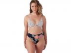 Drea Animal Pismo Top (black)