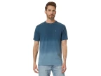 Off The Wall Dip-dye Short Sleeve Tee (teal)