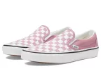 Classic Slip-on Checkerboard (color Theory Checkerboard Foxglove)