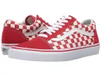 Old Skool ((primary Check) Racing Red/white)