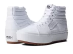Sk8-hi Stacked ((canvas) True White)